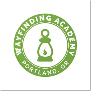 Wayfinding Academy Seal in Wayfinding Academy Green Posters and Art